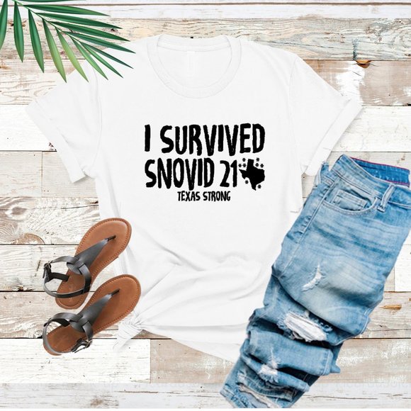 Tops - Texas Snovid Survivor Tshirt